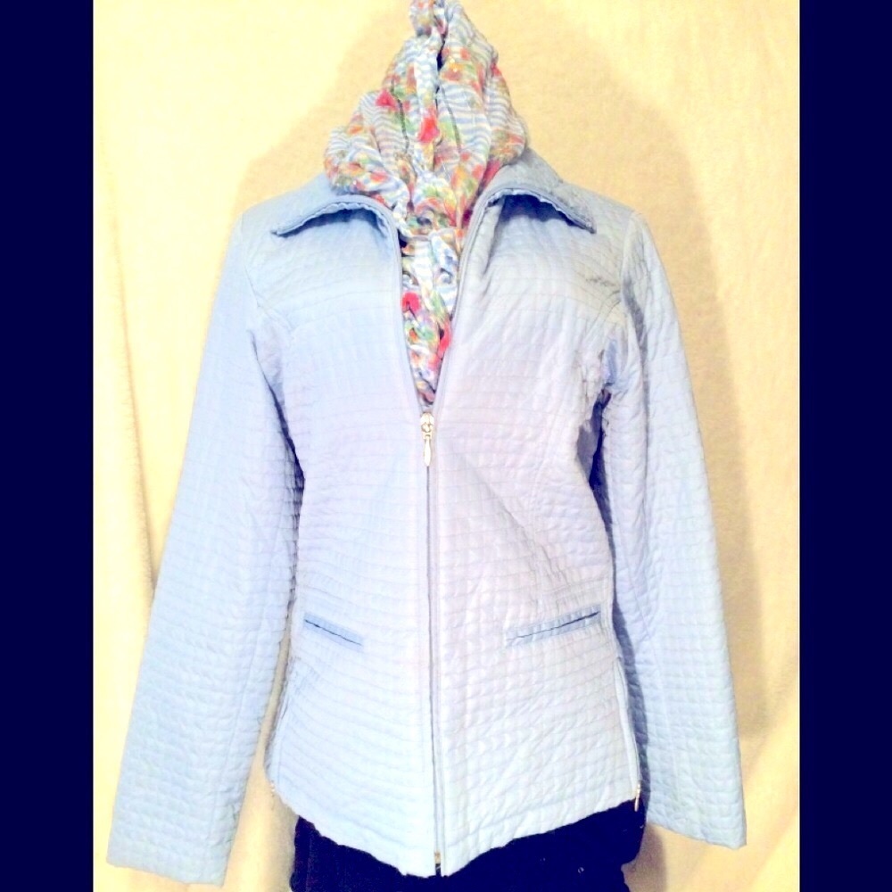 BABY BLUE VANDERBILT SPRING JACKET